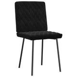 Dining chairs set of 6 black velvet