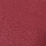 Dining chairs set of 6 burgundy red faux leather