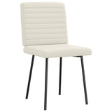 Dining chairs set of 6 cream velvet