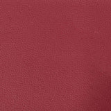 Dining chairs set of 6 burgundy red faux leather