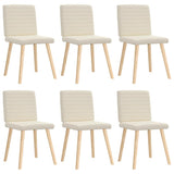 Dining chairs set of 6 Linen