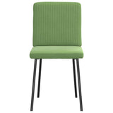 Dining chairs set of 6 light green velvet