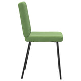 Dining chairs set of 6 light green velvet