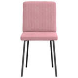 Dining chairs set of 6 pink velvet