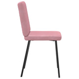 Dining chairs set of 6 pink velvet