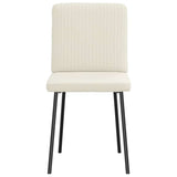 Dining chairs set of 6 cream velvet