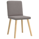 Dining chairs set of 6 taupe fabric