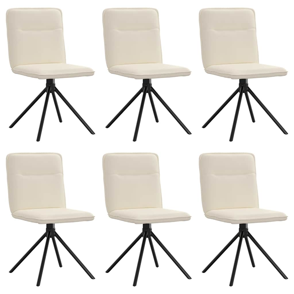 Dining chairs set of 6 Linen