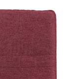 Dining chairs set of 6 burgundy red fabric