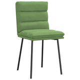 Chaises à manger lot de 6 vert clair velours