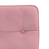 Chaises à manger lot de 6 rose velours