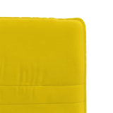 Dining chairs set of 6 yellow velvet