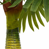 Artificial palm tree 9 leaves 65 cm green