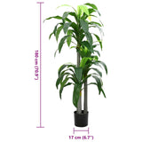 Arbre artificiel dracaena 36 feuilles 180 cm vert