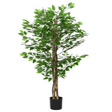 Plante artificielle ficus 788 feuilles 120 cm vert