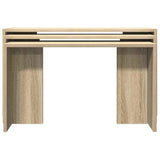 Tables gigognes 3 pcs chêne sonoma bois d'ingénierie