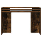 Tables gigognes 3 pcs chêne fumé bois d'ingénierie