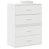 Cabinets with 2 drawers 2pcs white 60x31x40cm engineered wood