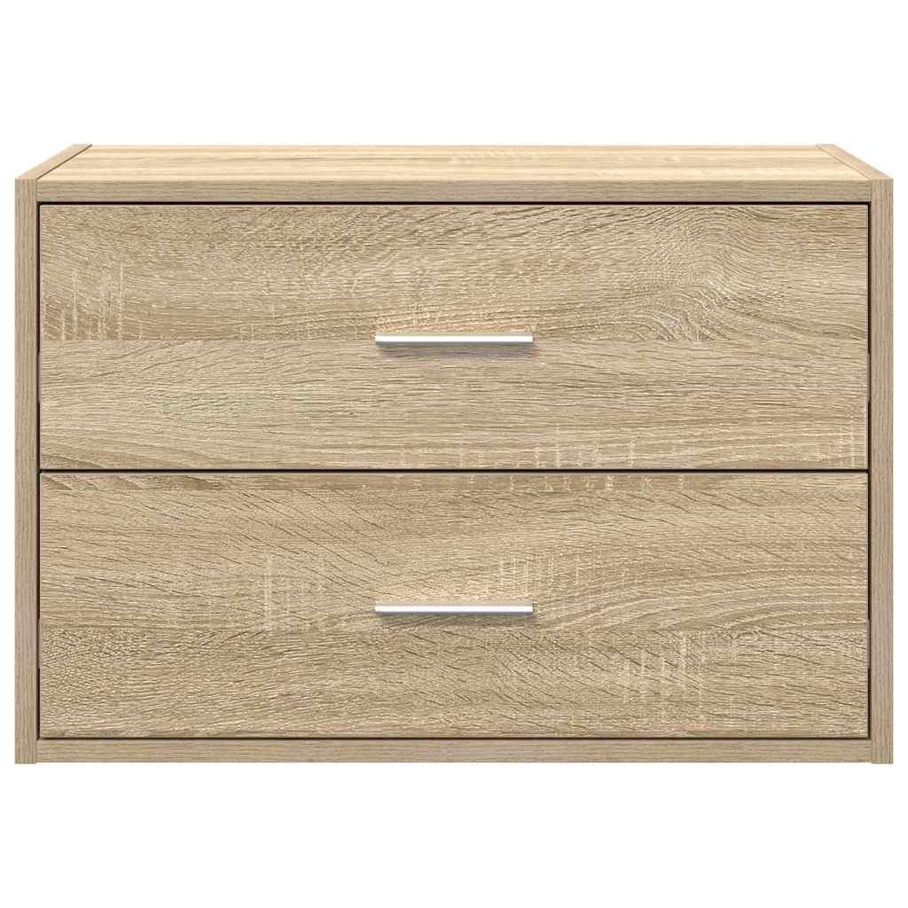 Cabinet with 2 drawers sonoma oak 60x31x40 cm engineered wood