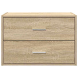 Cabinet with 2 drawers sonoma oak 60x31x40 cm engineered wood