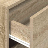 Cabinet with 2 drawers sonoma oak 60x31x40 cm engineered wood