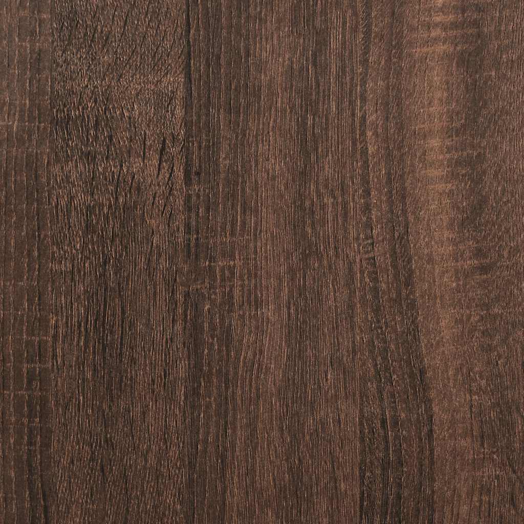 Armoires avec 2 tiroirs 2 pcs chêne marron bois d'ingénierie