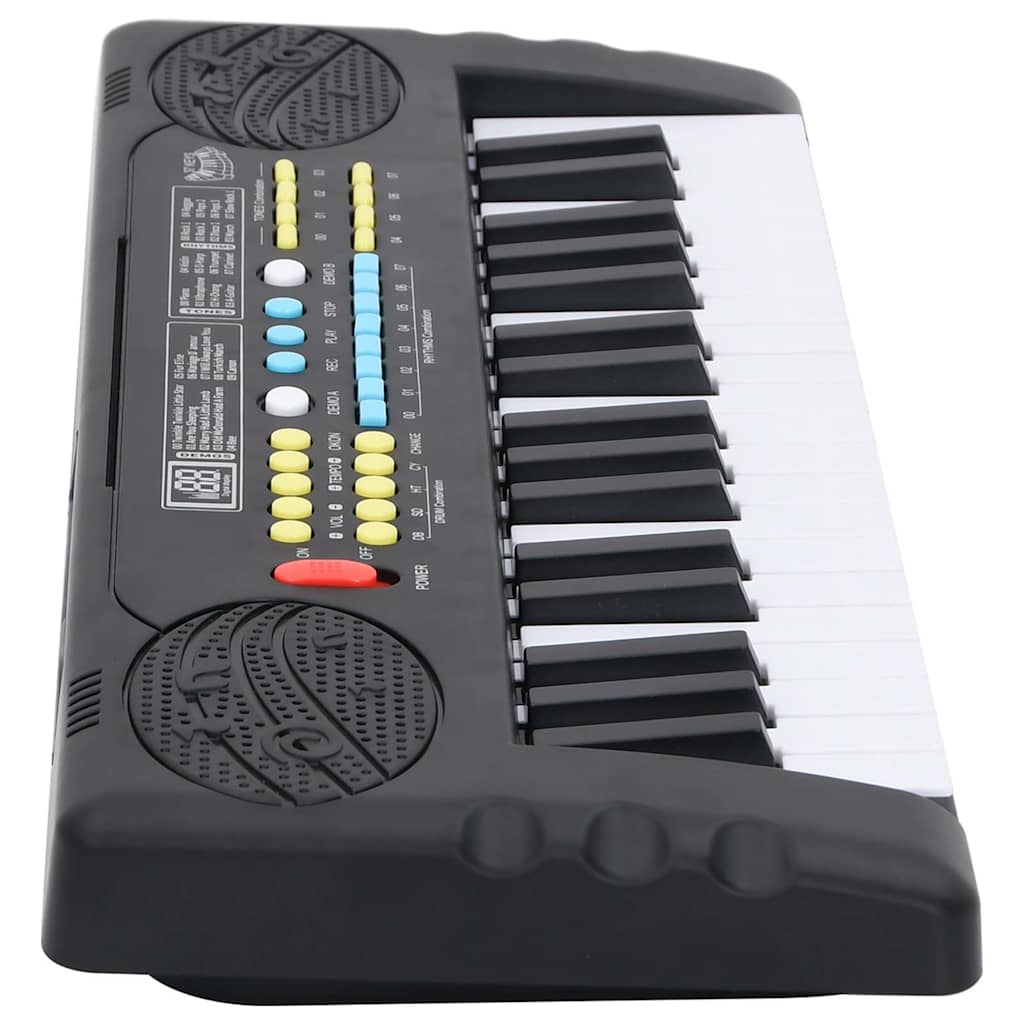 Clavier de piano électrique 37 touches et microphone d'enfants