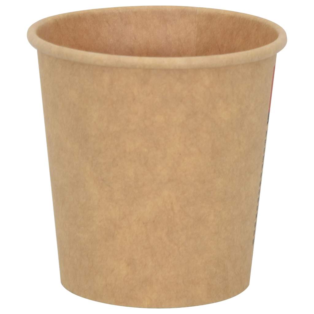 Tasses à café en papier 1000 pcs 4oz 100ml marron