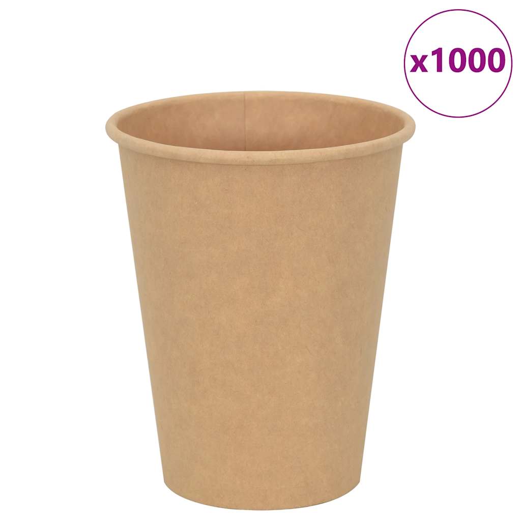 Tasses à café en papier 1000 pcs 12oz 300ml marron