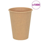 Tasses à café en papier 1000 pcs 12oz 300ml marron