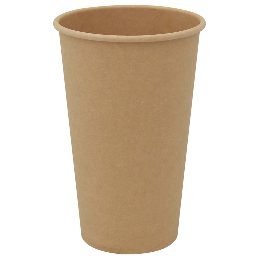 Tasses à café en papier 1000 pcs 16oz 400ml marron