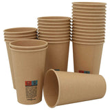 Tasses à café en papier 1000 pcs 16oz 400ml marron