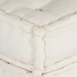 Modular pouf cream 70x70x54 fabric