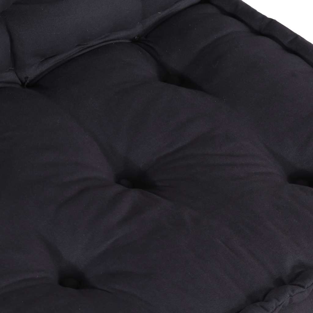 Pouf modulaire anthracite 70x70x54 tissu