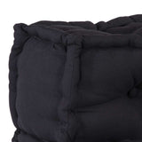 Pouf modulaire anthracite 70x70x54 tissu