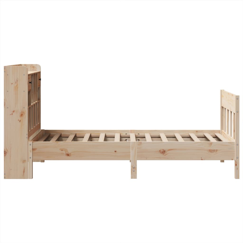 Cadre de lit sans matelas 90x190 cm bois de pin massif