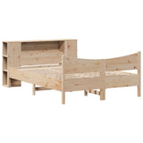 Cadre de lit sans matelas 140x200 cm bois massif de pin