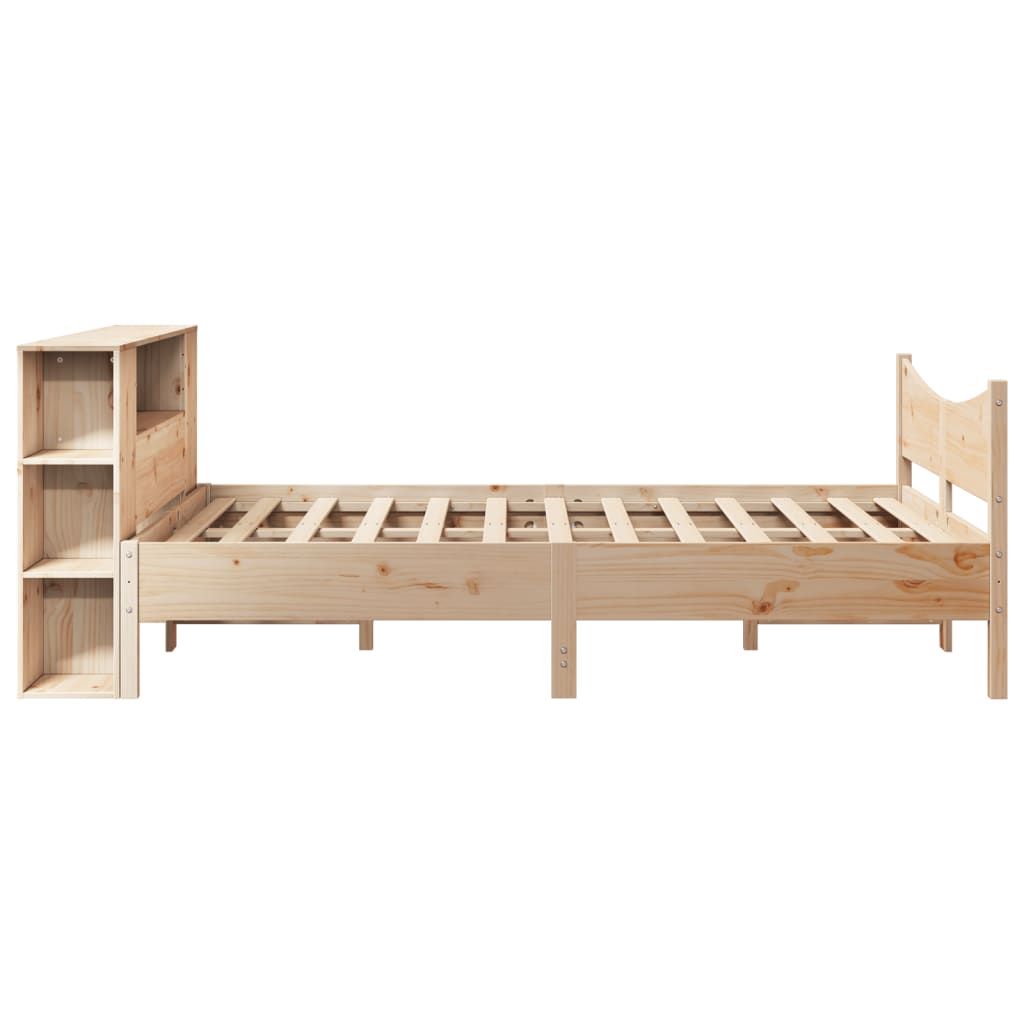 Cadre de lit sans matelas 140x200 cm bois massif de pin