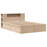 Cadre de lit sans matelas 120x200 cm bois de pin massif