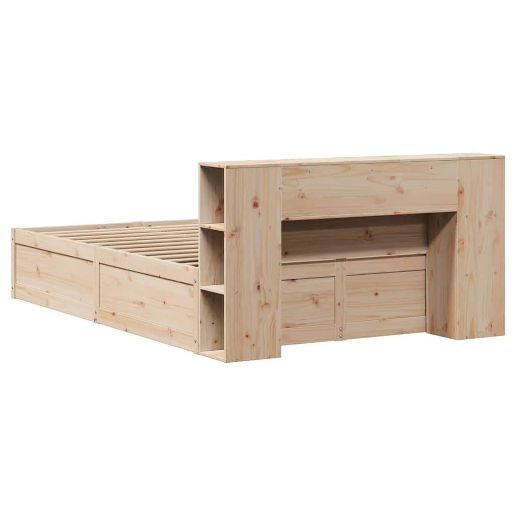 Cadre de lit sans matelas 120x200 cm bois de pin massif