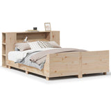 Cadre de lit sans matelas 140x200 cm bois massif de pin