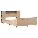 Cadre de lit sans matelas 140x200 cm bois massif de pin