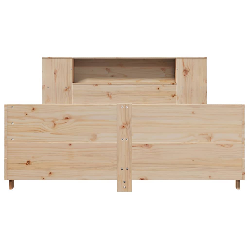 Cadre de lit sans matelas 140x200 cm bois massif de pin