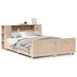 Cadre de lit sans matelas 140x200 cm bois massif de pin