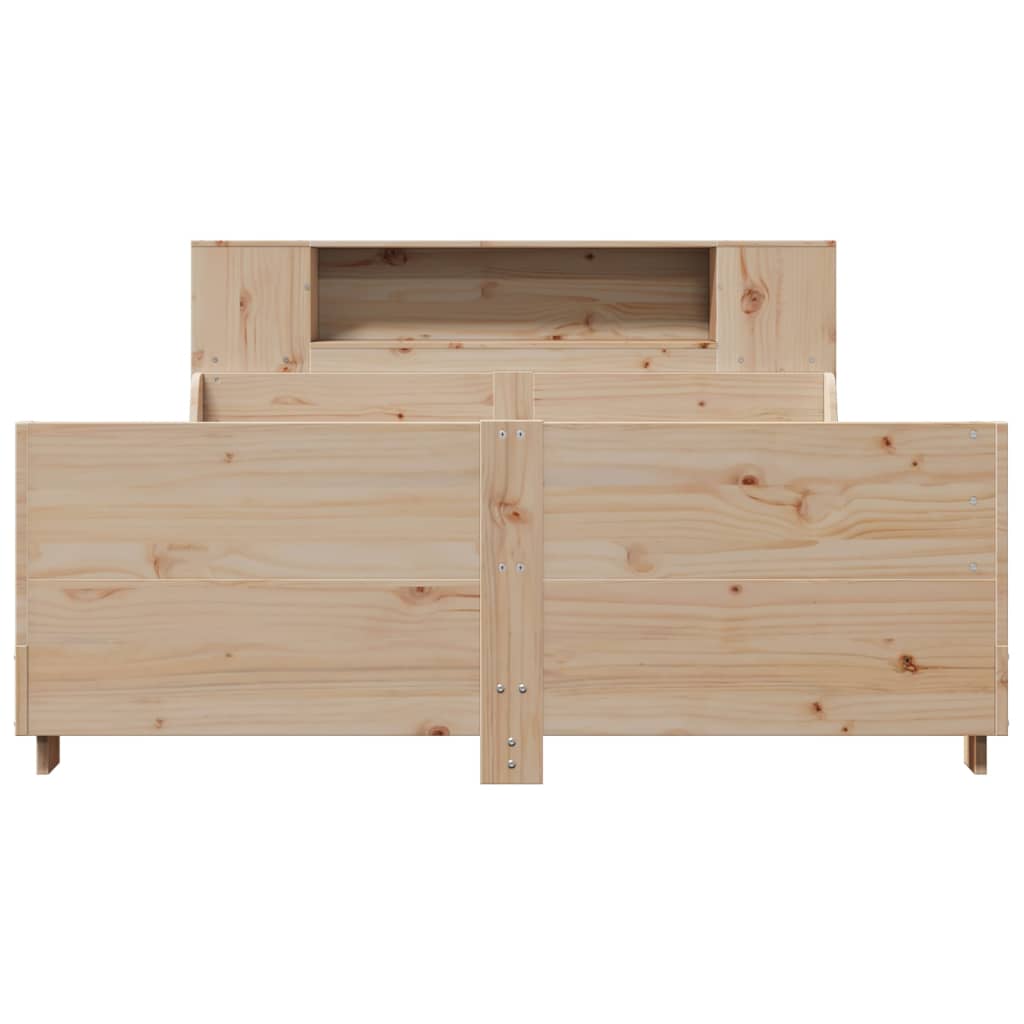 Cadre de lit sans matelas 140x200 cm bois massif de pin