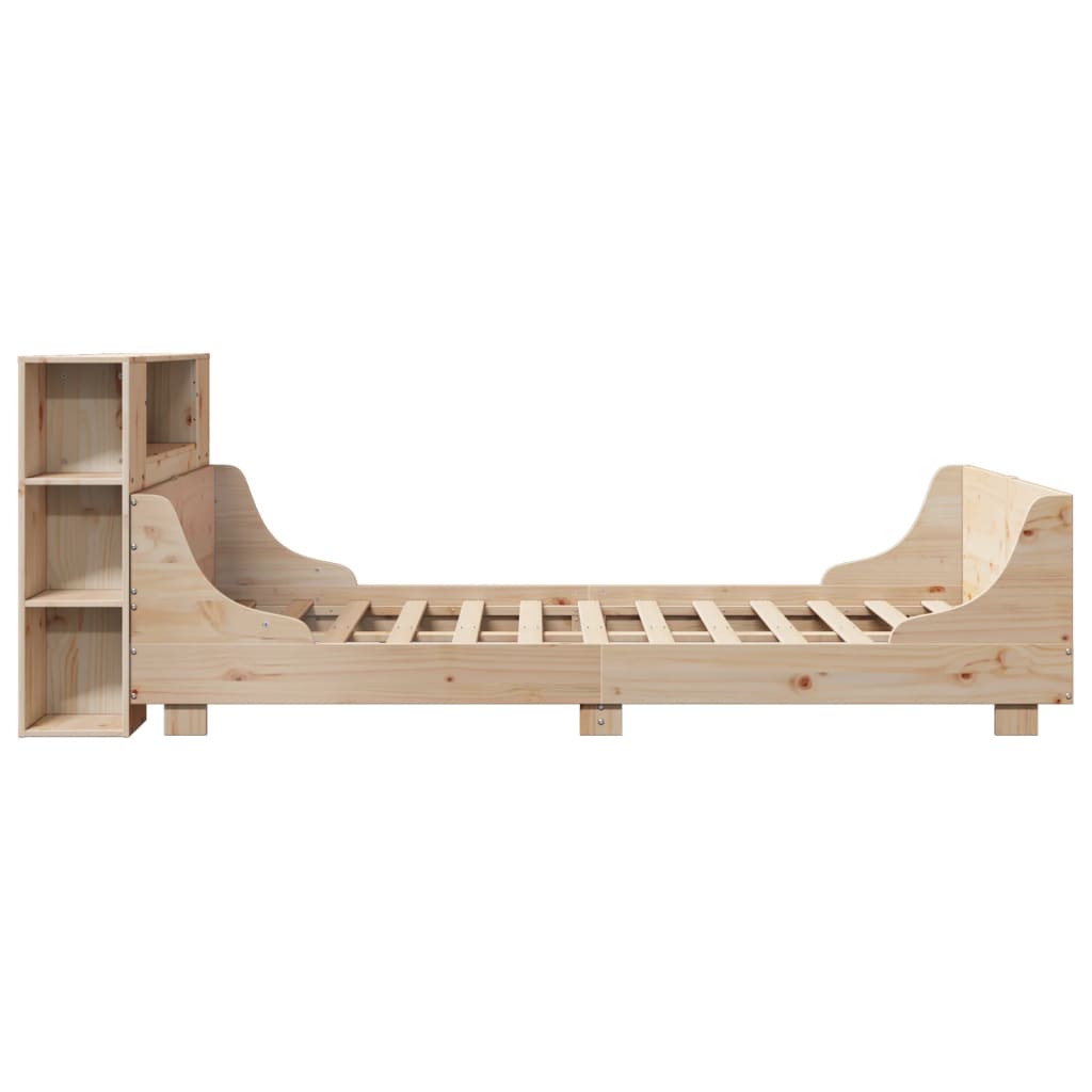 Cadre de lit sans matelas 140x200 cm bois massif de pin