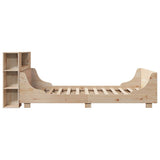 Cadre de lit sans matelas 140x200 cm bois massif de pin