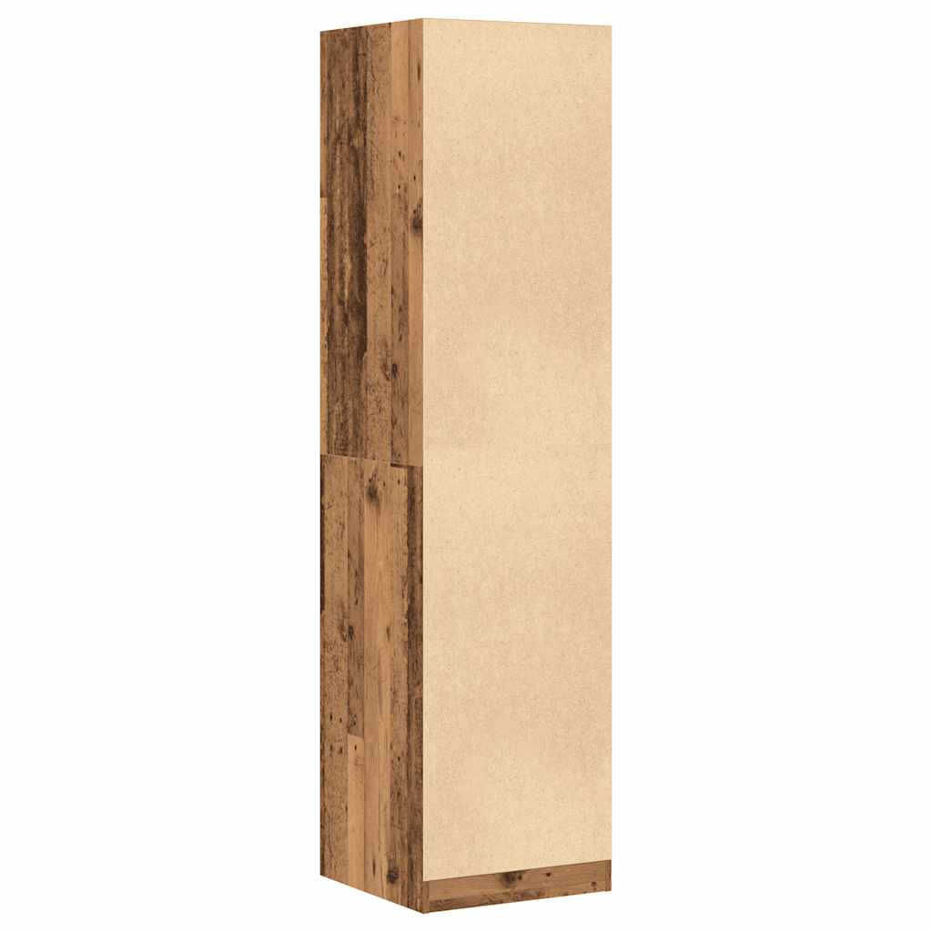 Kleiderschrank Altholz 50x50x200 cm Holzwerkstoff