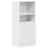 Ensemble d'armoires de cuisine 2 pcs blanc bois d'ingénierie