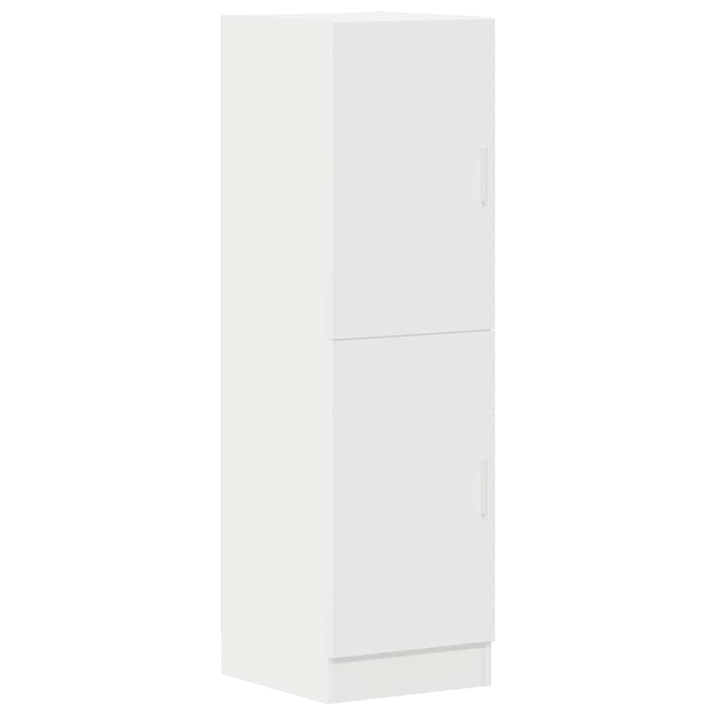 Ensemble d'armoires de cuisine 2 pcs blanc bois d'ingénierie